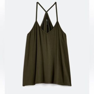 Market & Spruce Olive Knit Tank Top NWT